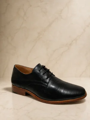 Zapato Febo de Cuero - Mocasín Acordonado