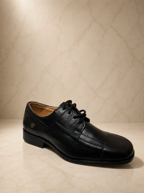 Zapato cavatini cuero acordonado