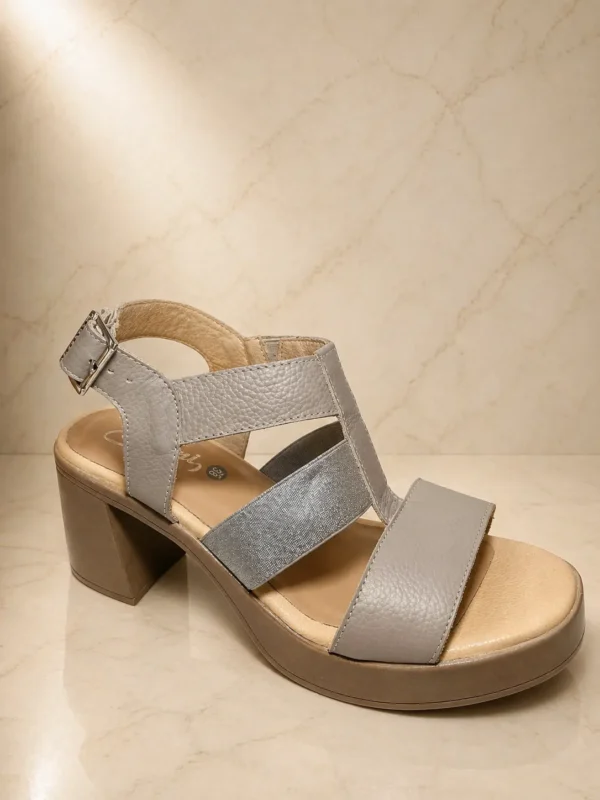 Sandalia Cavatini Plataforma ATEA	PERLA
