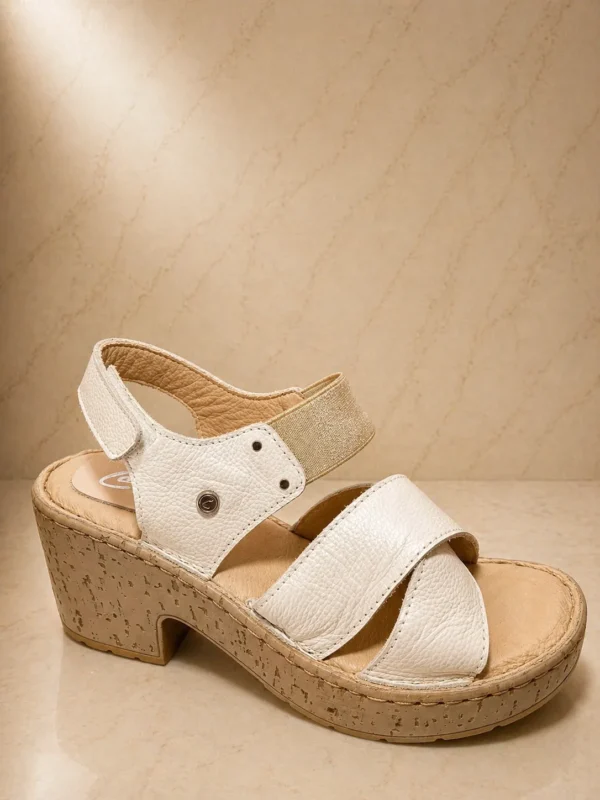 Sandalia Cavatini Plataforma ARI LATTE